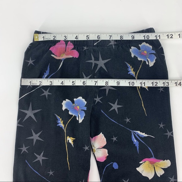 2/$20 GAP Kids Girl's Jersey Star and Floral Patterned Leggings, XXL (14 - 16) - Picture 7 of 14